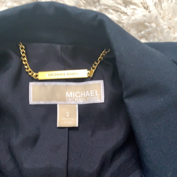 MICHAEL Michael Kors Double Breasted Twill Blazer - Picture 6 of 13